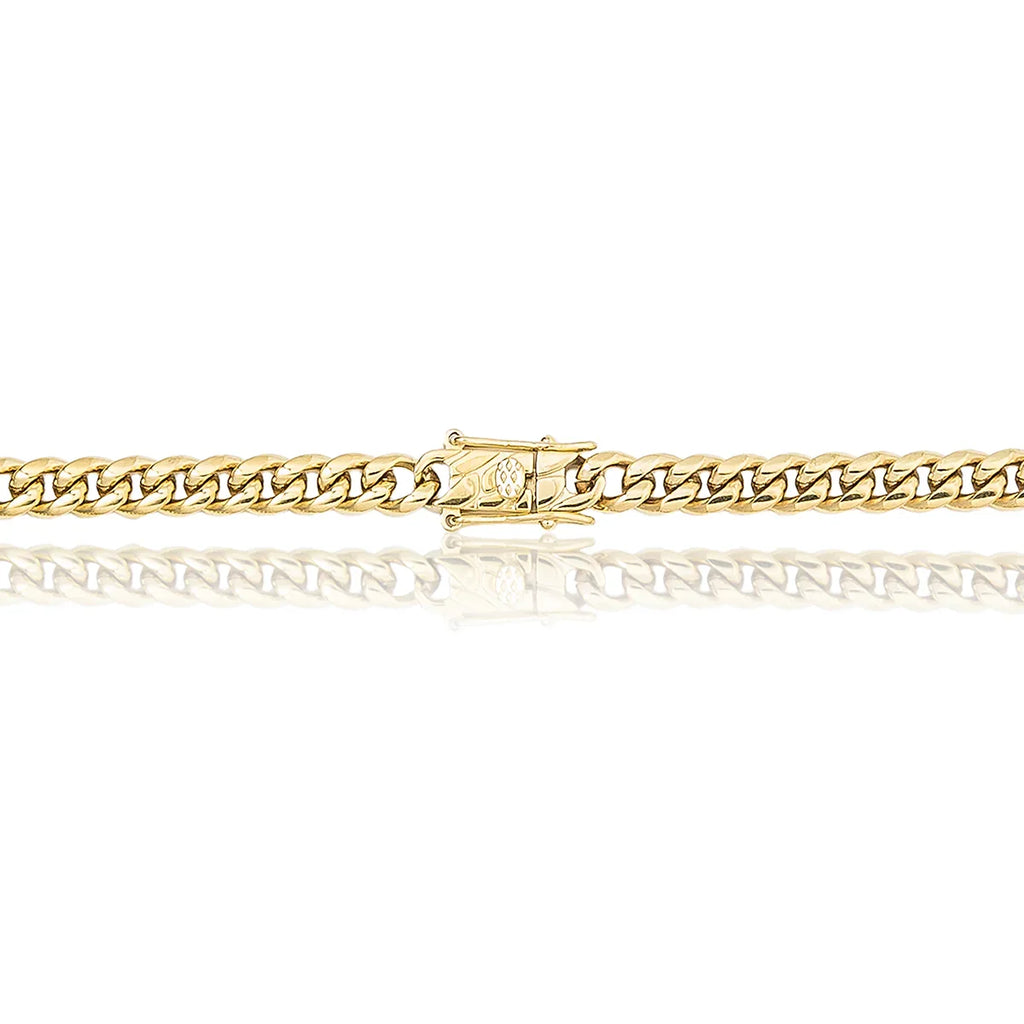 Miami Cuban Chain in Yellow Gold - 5mm