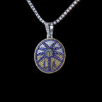 Los Angeles Sparks Official WNBA Logo Pendant in White Gold