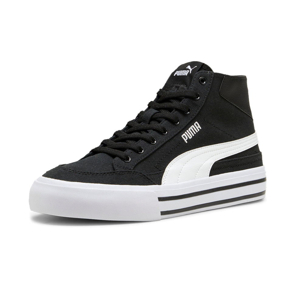 Court Classic Vulcanized Mid Formstrip Lace Up Sneakers
