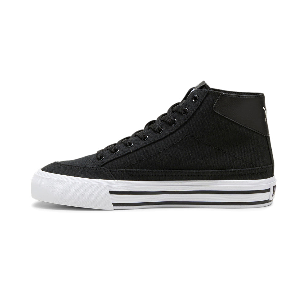Court Classic Vulcanized Mid Formstrip Lace Up Sneakers