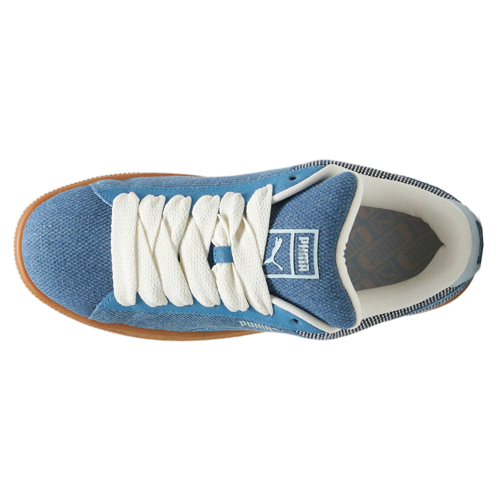 Suede XL Denim Lace Up Sneakers