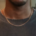 Figaro Chain in Rose Gold- 4mm