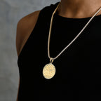 LA Rams Official NFL Coin Pendant in Yellow Gold