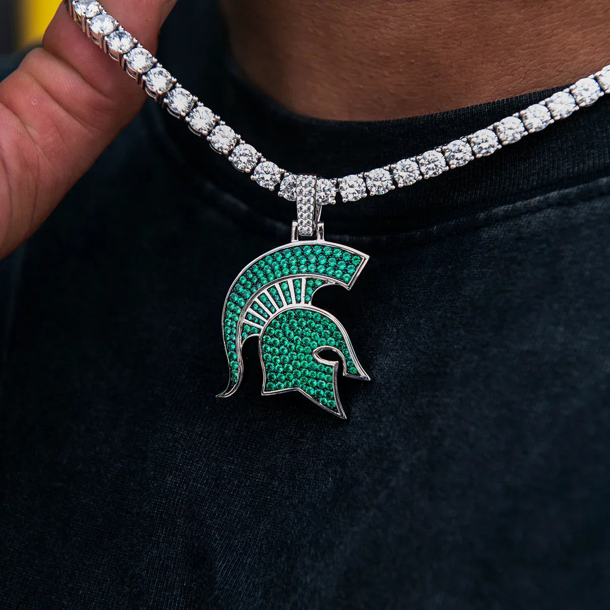 Michigan State University Official NCAA Logo Pendant