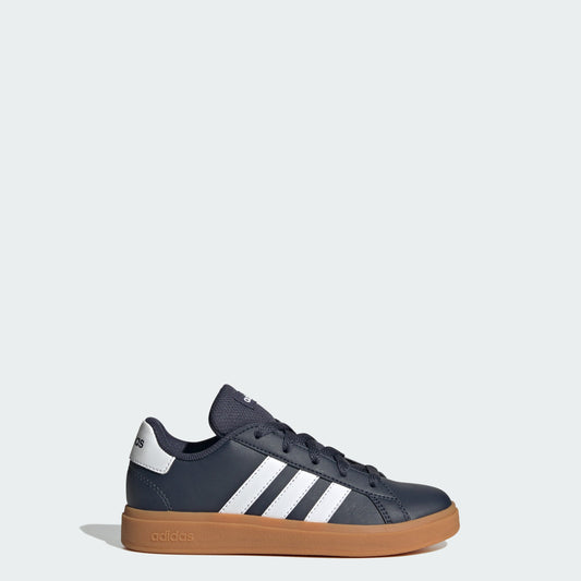 Kids' adidas Grand Court Lifestyle Tennis Lace-Up Shoes