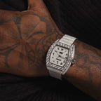 40MM Perennial Era® Watch Arabic- Fully Iced
