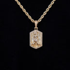 San Lazaro Pendant in Yellow Gold
