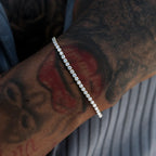 Micro Tennis Chain + Bracelet Bundle in Yellow Gold