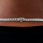 GLD Signature Cuban in White Gold - 6mm
