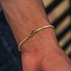 Canary Micro Tennis Bracelet in Yellow Gold