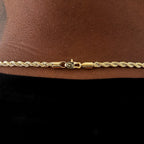 Rope Chain in Yellow Gold- 4mm