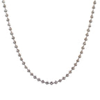 Moon Cut Ball Chain in Sterling Silver - 2mm