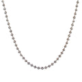 Moon Cut Ball Chain in Sterling Silver - 2mm