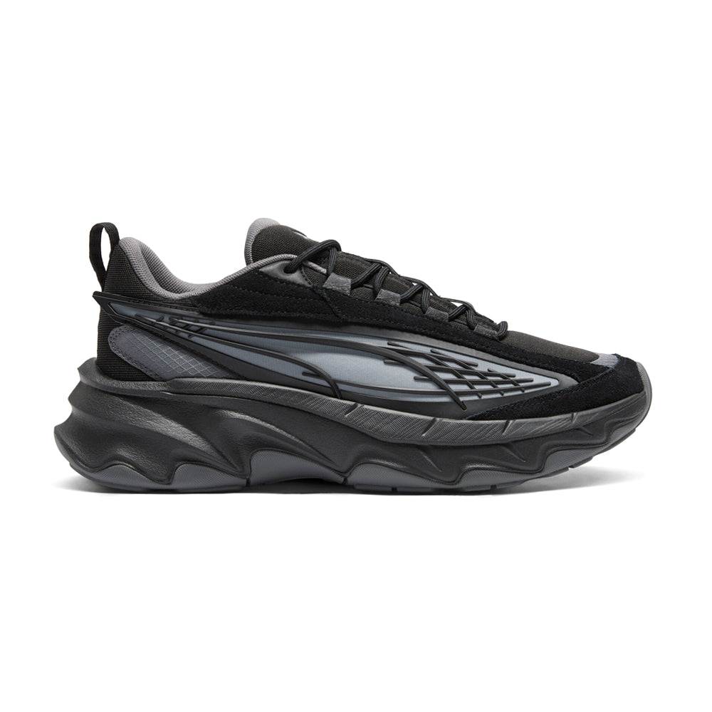 Carbon Particle Lace Up Sneakers