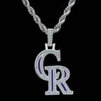 Colorado Rockies Official MLB Logo Pendant
