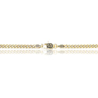 Micro Cuban Chain in Yellow Gold- 3mm