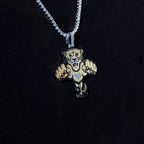 Florida Panthers Official NHL Winter Classic Logo Pendant in White Gold