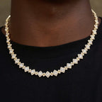 Cloister Link Chain in Yellow Gold - 10mm