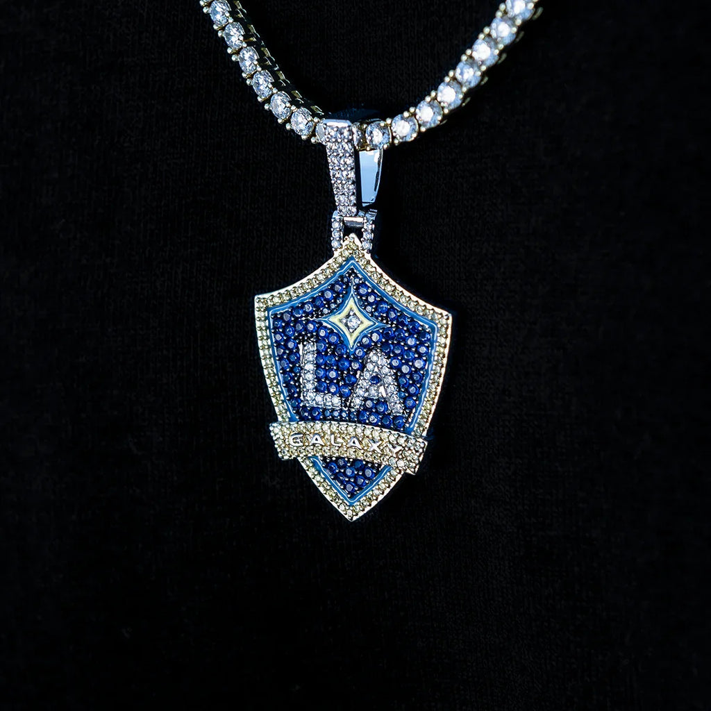 LA Galaxy Official MLS Logo Pendant