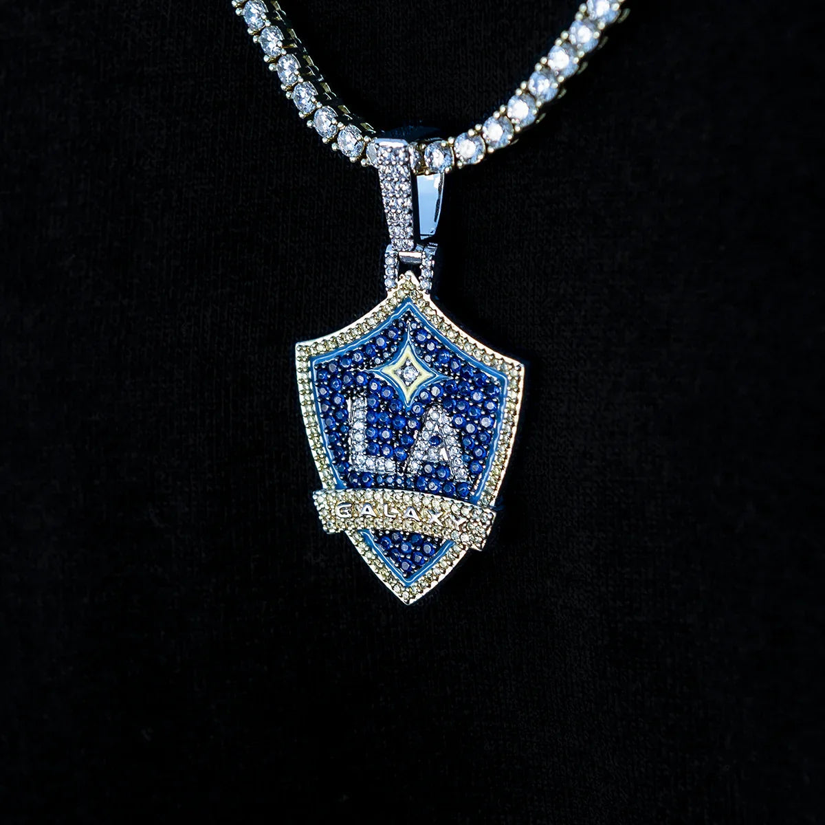 LA Galaxy Official MLS Logo Pendant