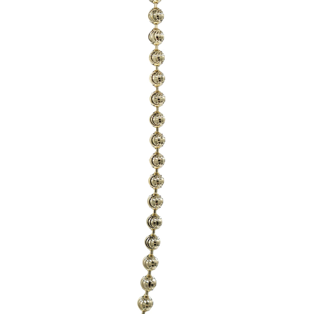 Moon Cut Ball Chain in Yellow Gold Vermeil - 4mm