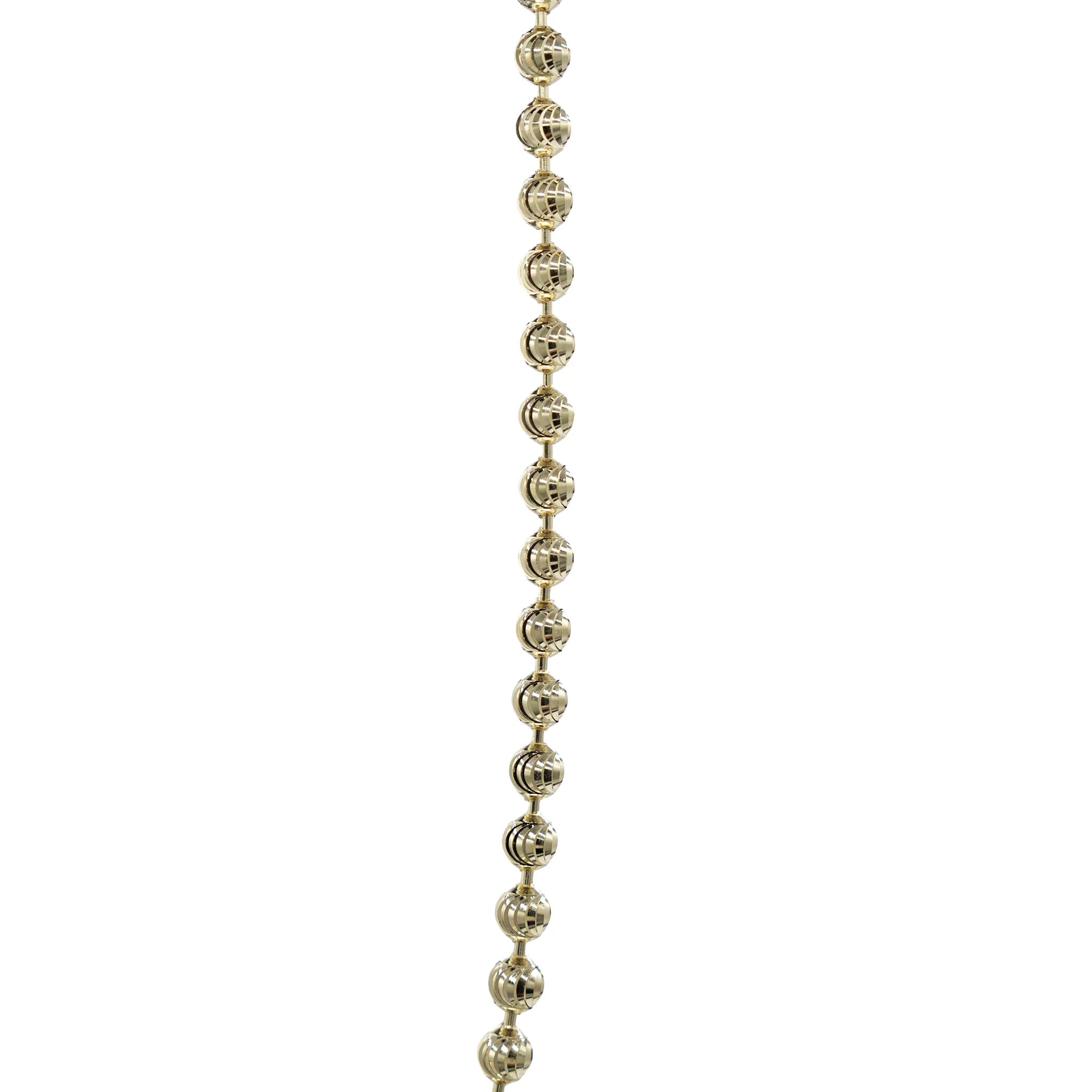 Moon Cut Ball Chain in Yellow Gold Vermeil - 4mm