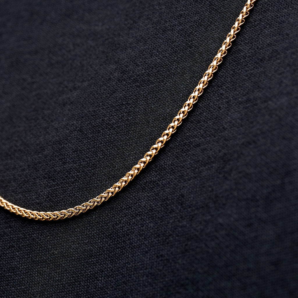 Palm Chain + Bracelet Bundle in Rose Gold - 2MM