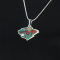 Minnesota Wild Official NHL Logo Pendant in Yellow Gold
