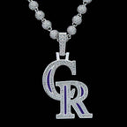 Colorado Rockies Official MLB Logo Pendant