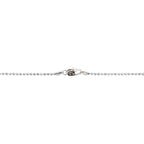 Moon Cut Ball Chain in Sterling Silver - 2mm
