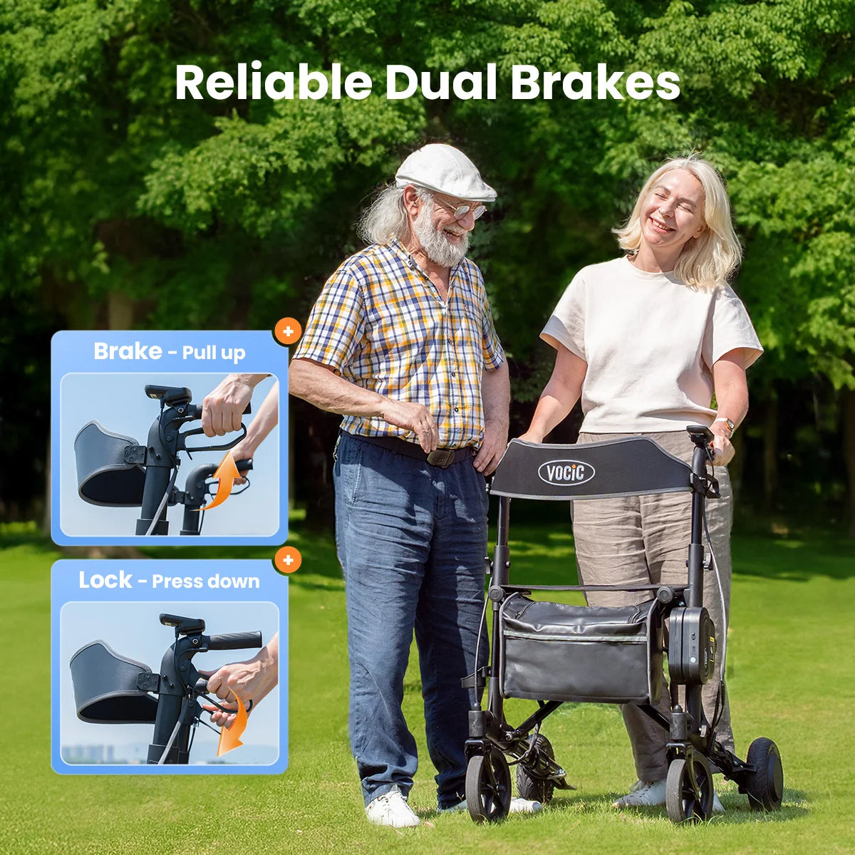 Z73 Electric Outdoor Foldable Rolling Walker