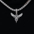 Charlotte Hornets Micro Pendant - White Gold