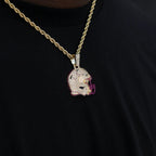 LSU Tigers Official NCAA Football Helmet Pendant