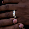 Baguette Bezel Ring in Yellow Gold Vermeil