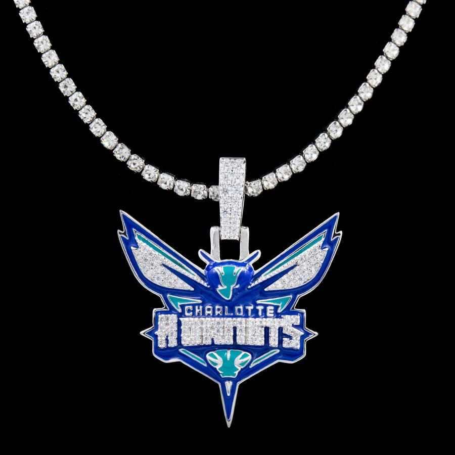 Charlotte Hornets Official NBA Logo Pendant