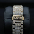 42MM Fully Iced Ruby Accent Alpha Era® in Gold