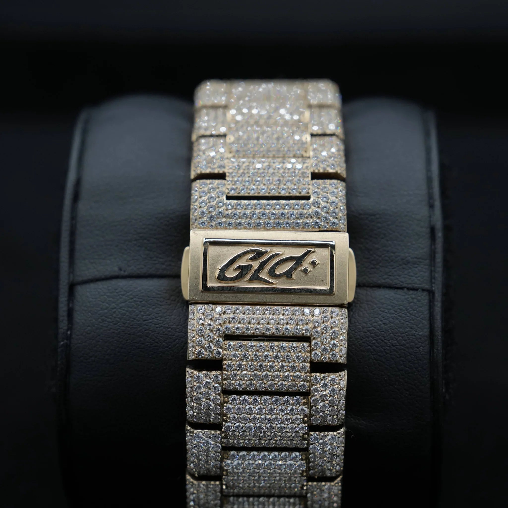 42MM Fully Iced Ruby Accent Alpha Era® in Gold
