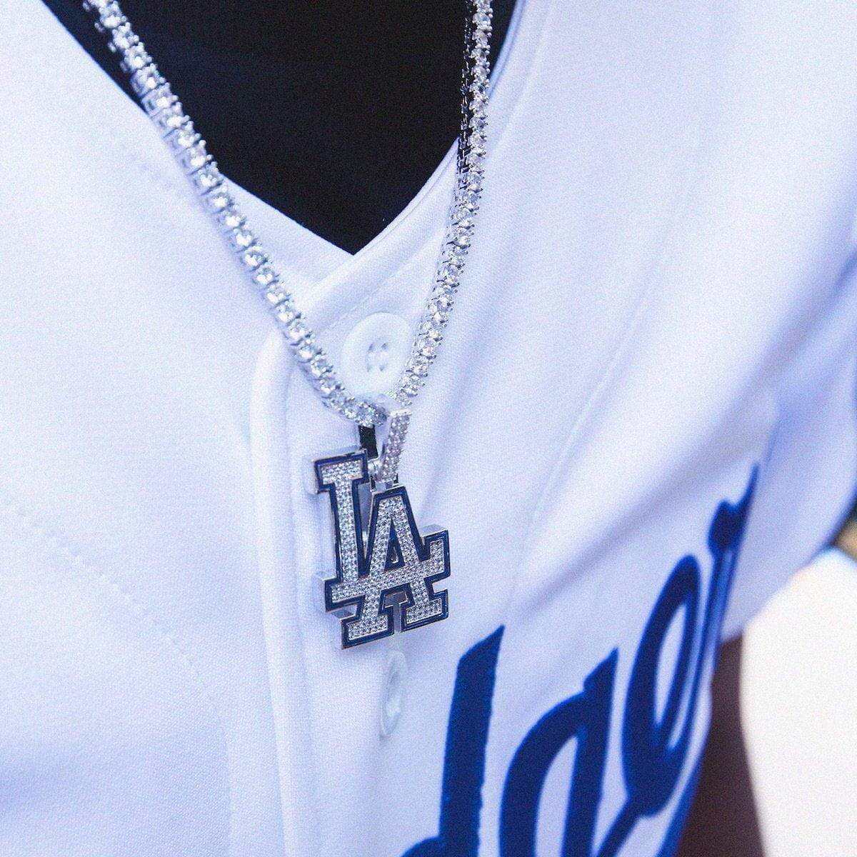 Los Angeles Dodgers Official MLB Logo Pendant
