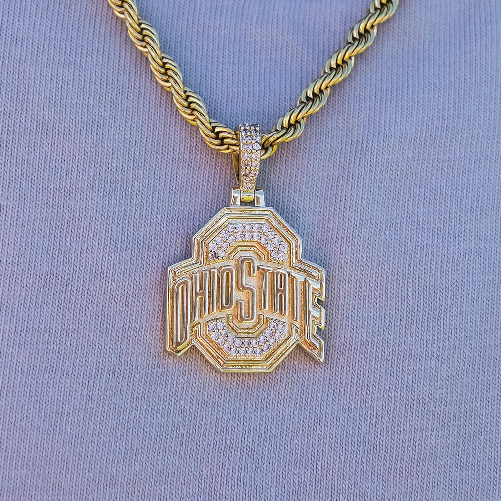 Ohio State Buckeyes Official NCAA Micro Logo Pendant