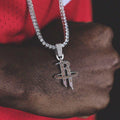 Houston Rockets Official NBA Logo Pendant in White Gold