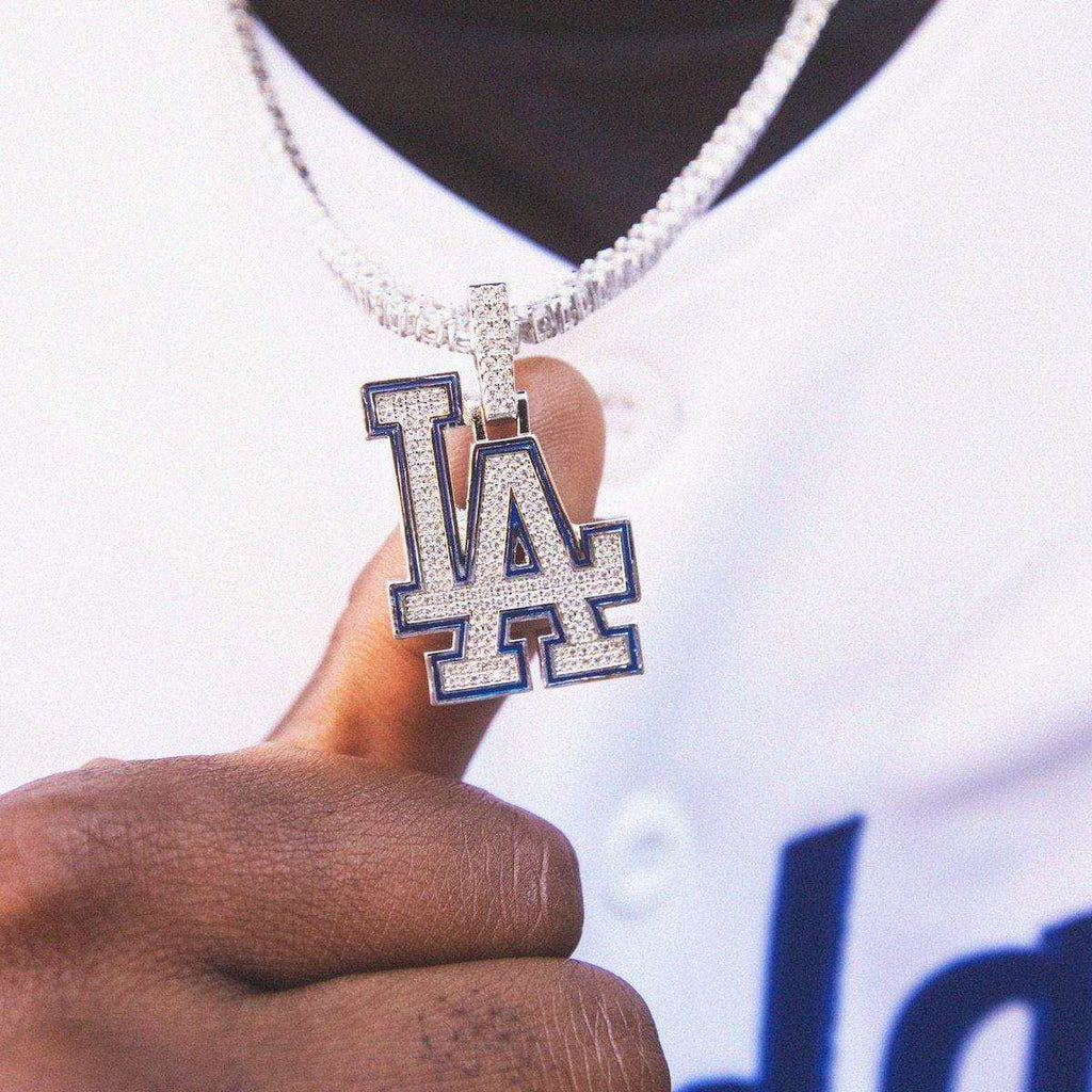Los Angeles Dodgers Official MLB Logo Pendant