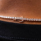 Diamond Tennis Chain in Rose Gold- 3mm