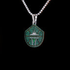Seattle Storm Official WNBA 2025 Logo Pendant in White Gold