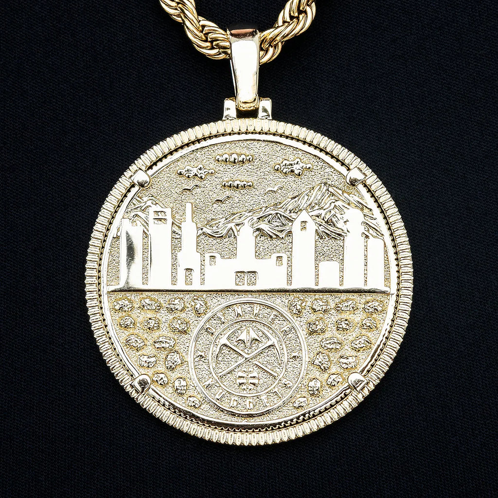 Denver Nuggets Official NBA Coin Pendant