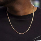 Rope Chain in Rose Gold - 4mm