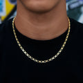 Star Cable Link Chain in Yellow Gold