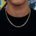 Star Cable Link Chain in Yellow Gold