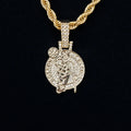 Boston Celtics Official NBA Primary Micro Logo Pendant in Yellow Gold
