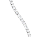 Diamond Tennis Chain in White Gold- 5mm