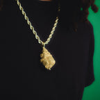 The Golden Nugget Pendant in Yellow Gold